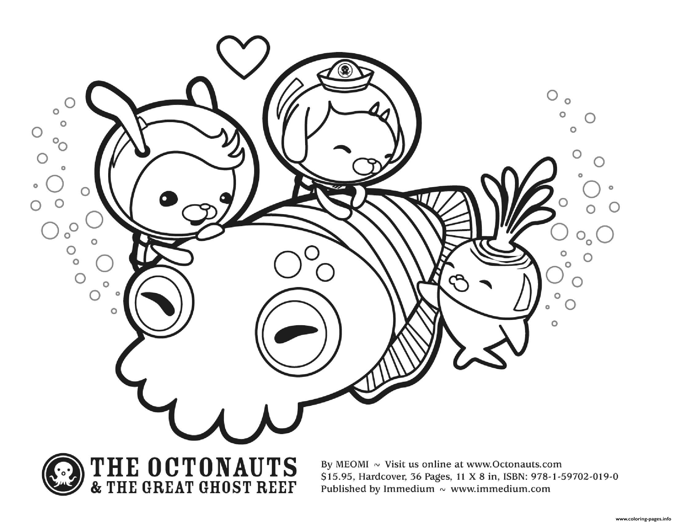 Cuddle With A Cuttlefish Octonauts coloring