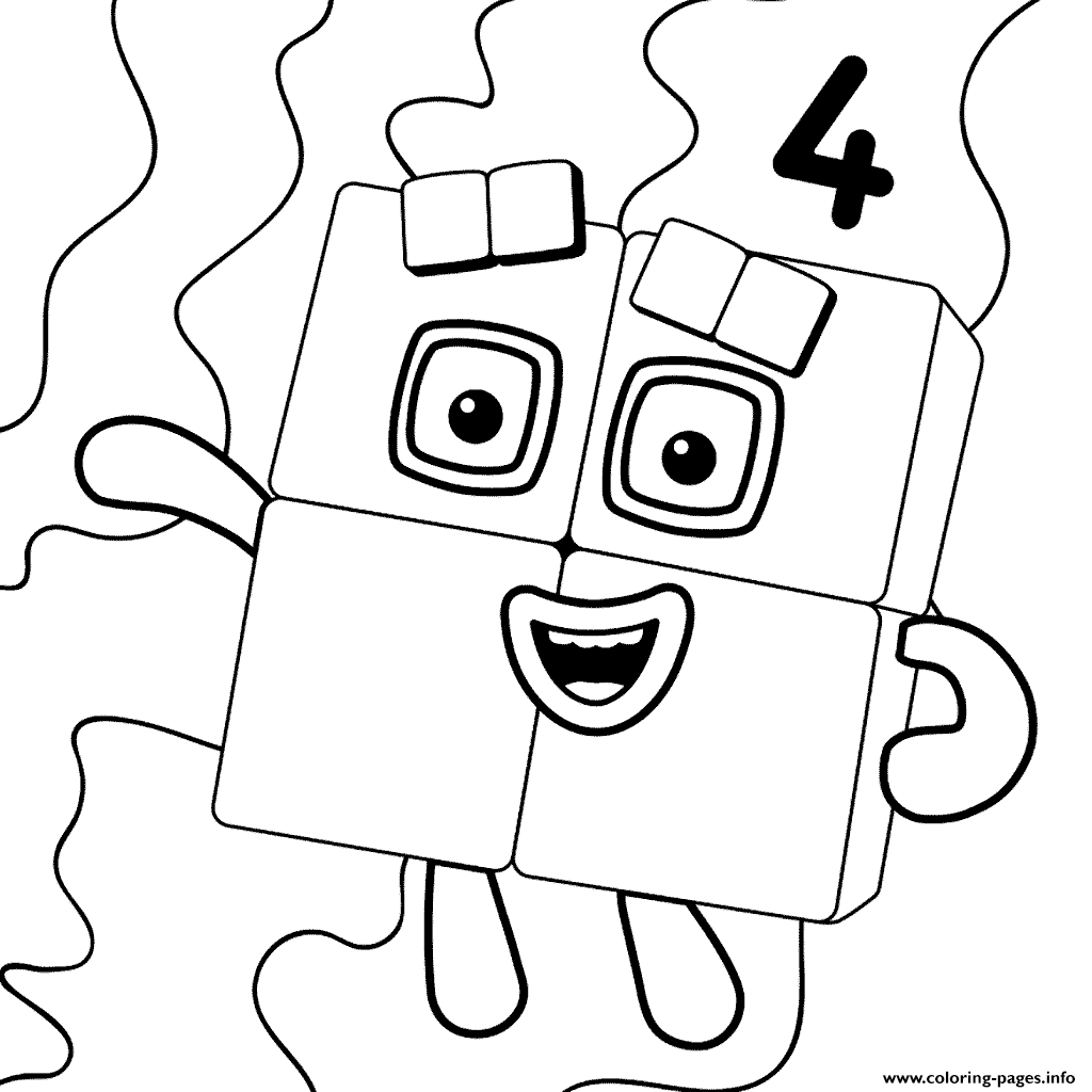 Free Printable Numberblocks Coloring Pages Printable Word Searches