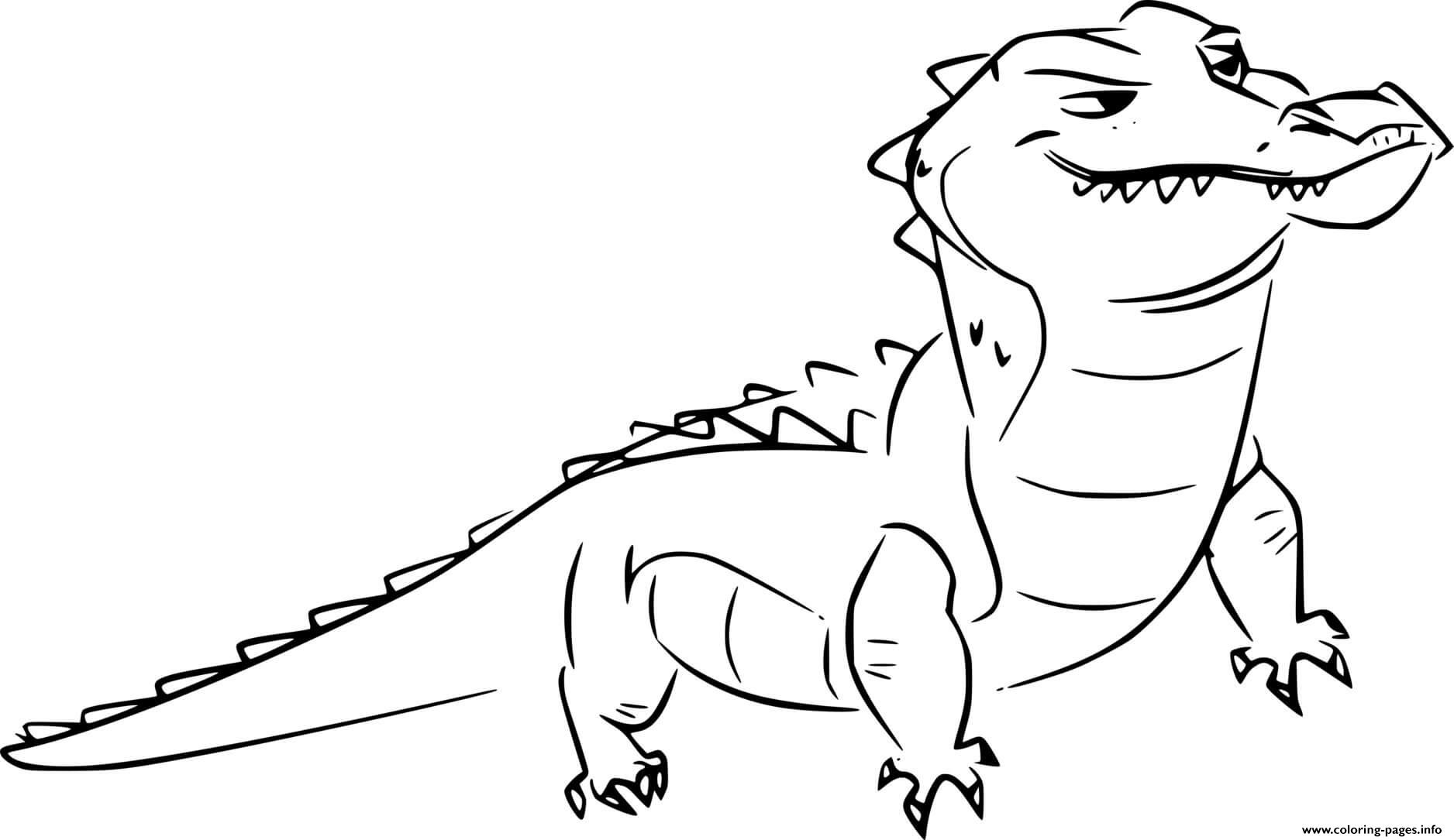 Crocodile From Lion Guard Coloring Pages Printable