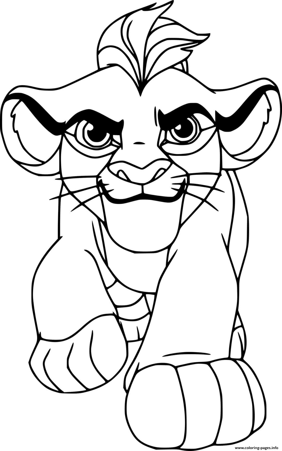 Kion Walking coloring pages