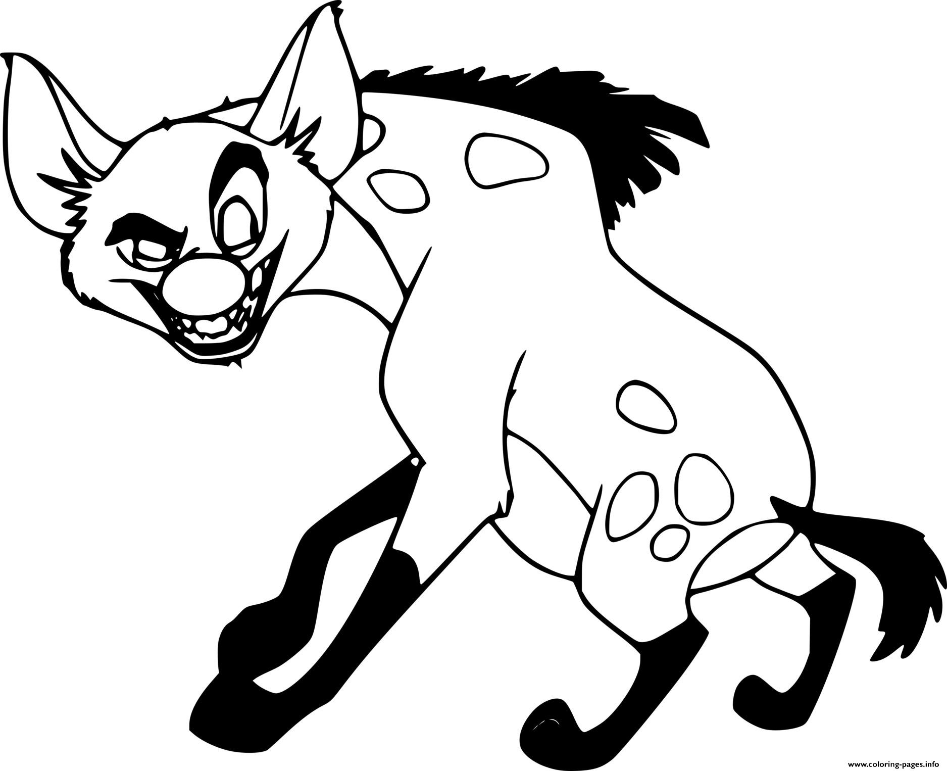 Banzai Hyena coloring