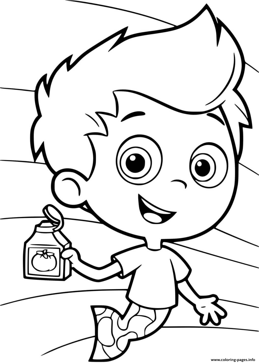 Gil Drink Tomato Juice coloring pages