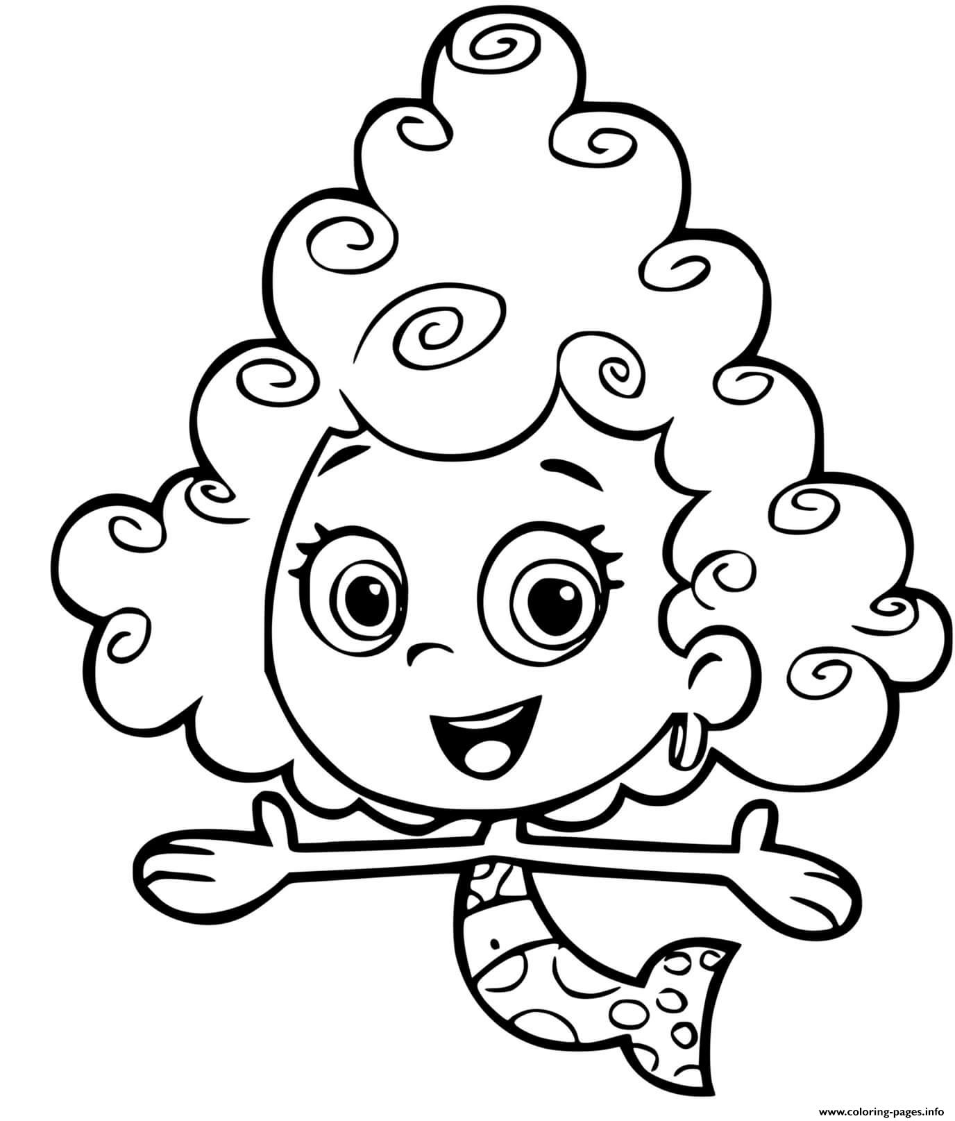 Deema Bubble Guppies coloring pages