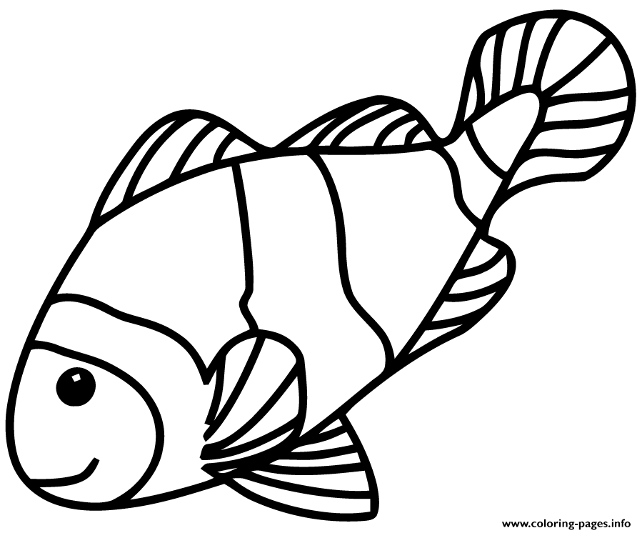 Nemo Fish Coloring page Printable