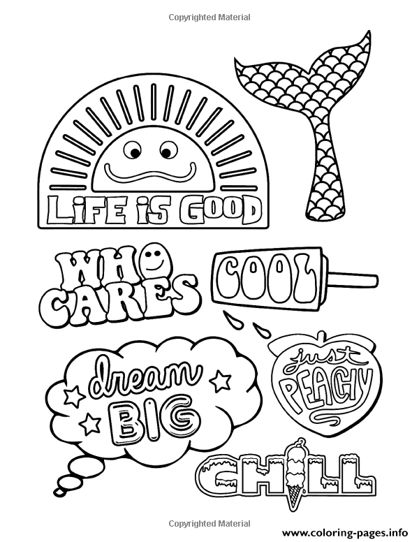Free Printable Aesthetic Coloring Pages