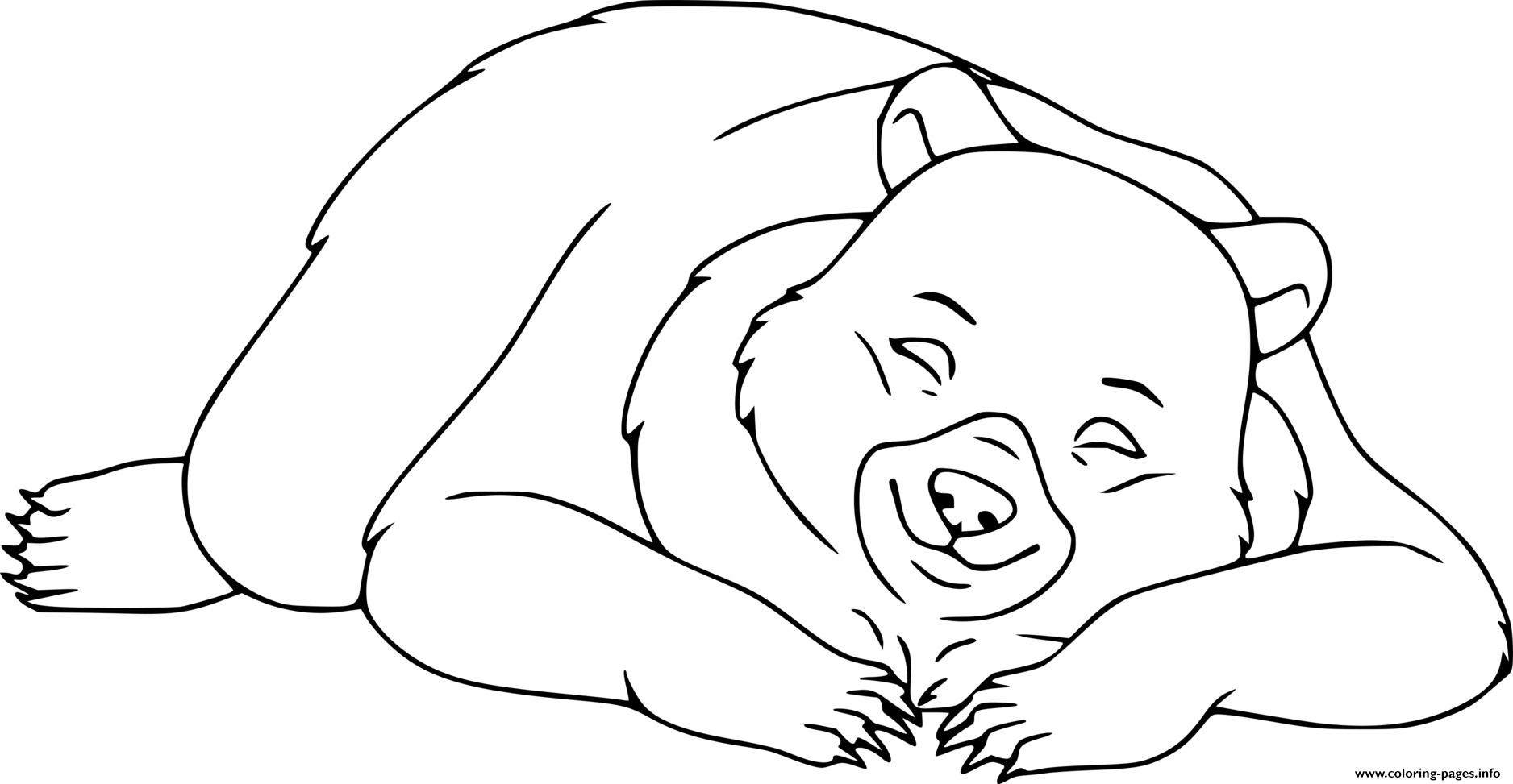 Sleeping Bear Template Printable Printable World Holiday