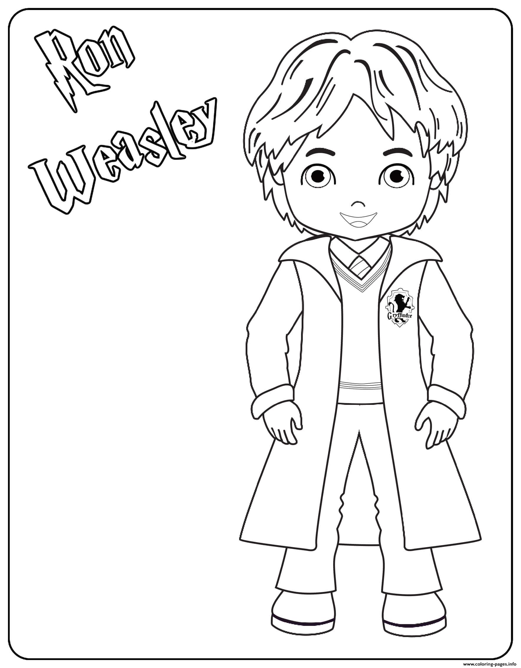 Ron Weasley coloring