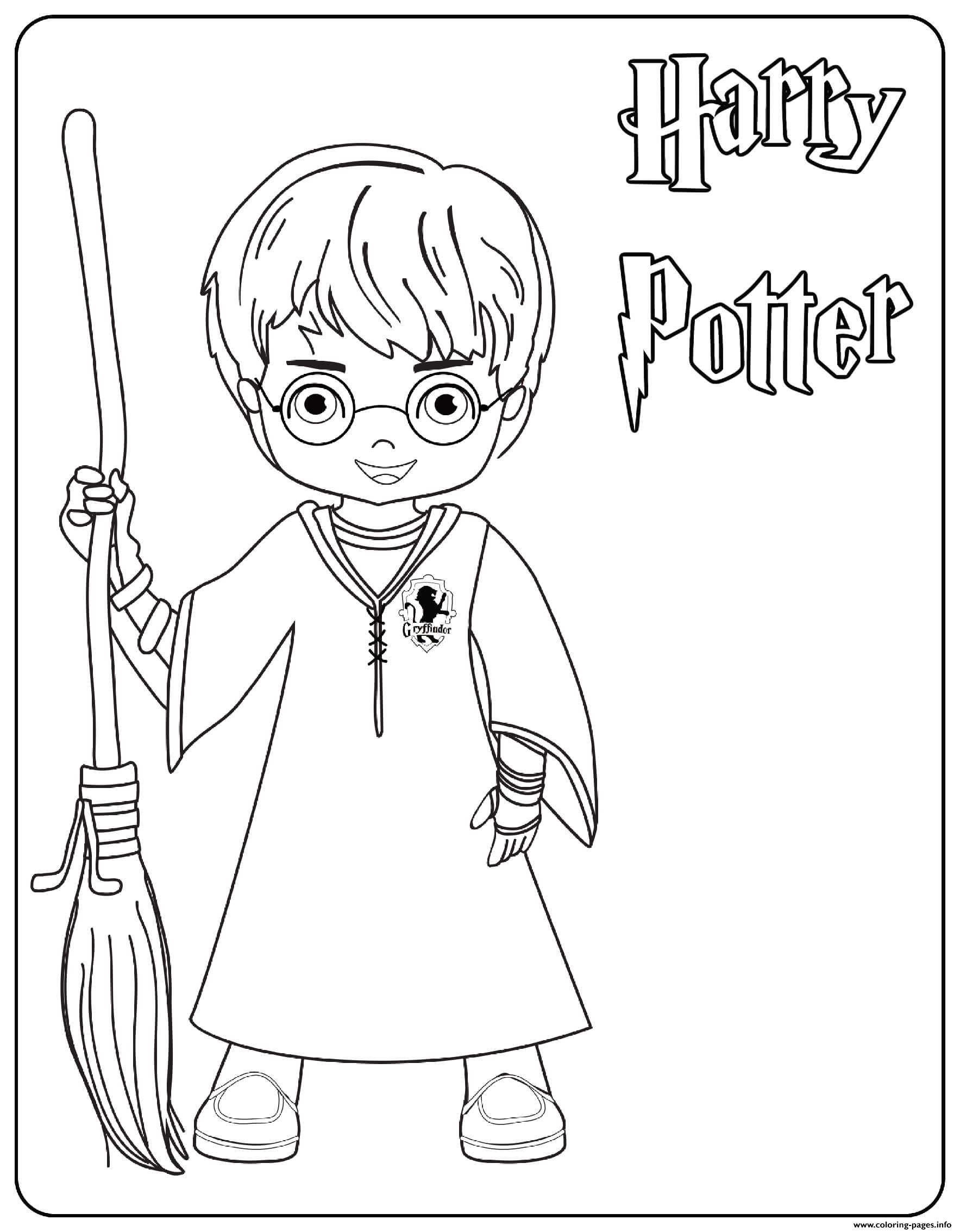 Harry Potter Colouring Sheets Printable