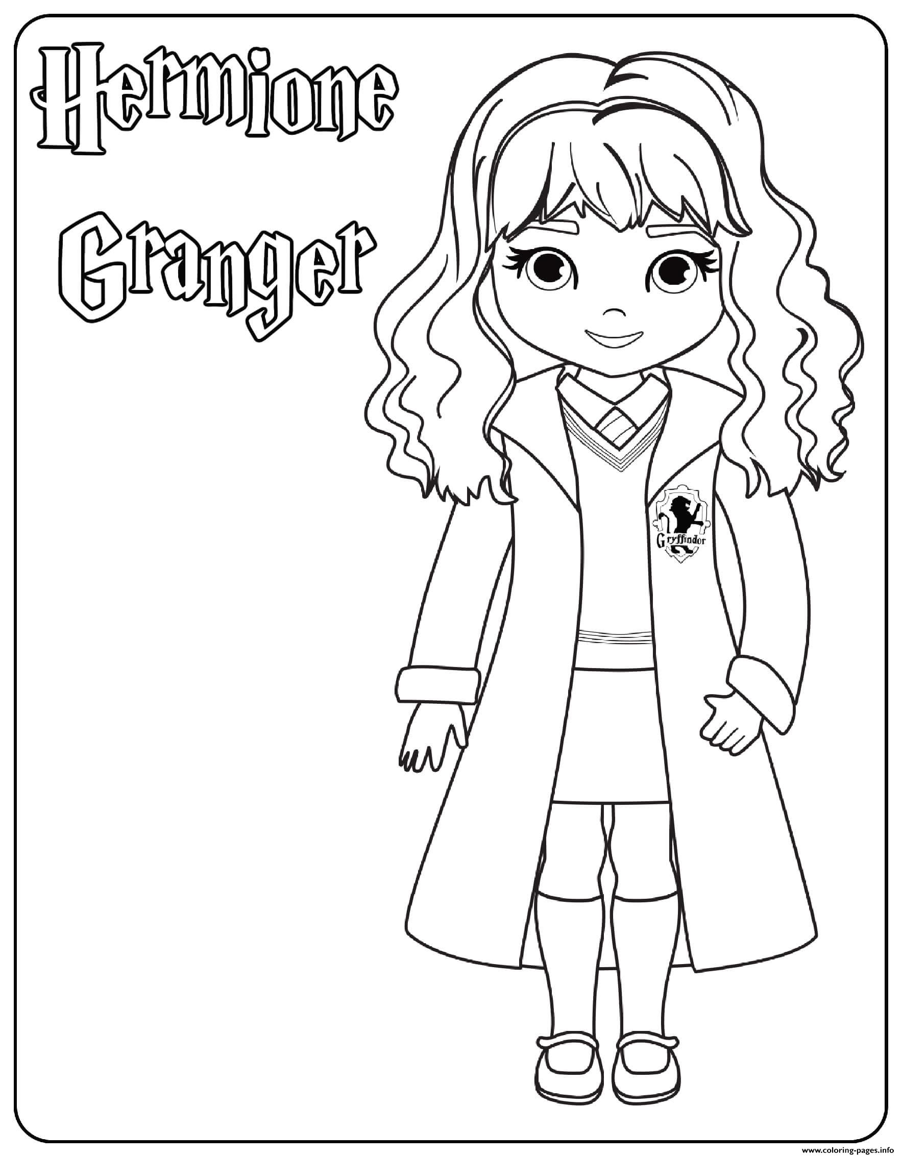 Hermione Granger coloring