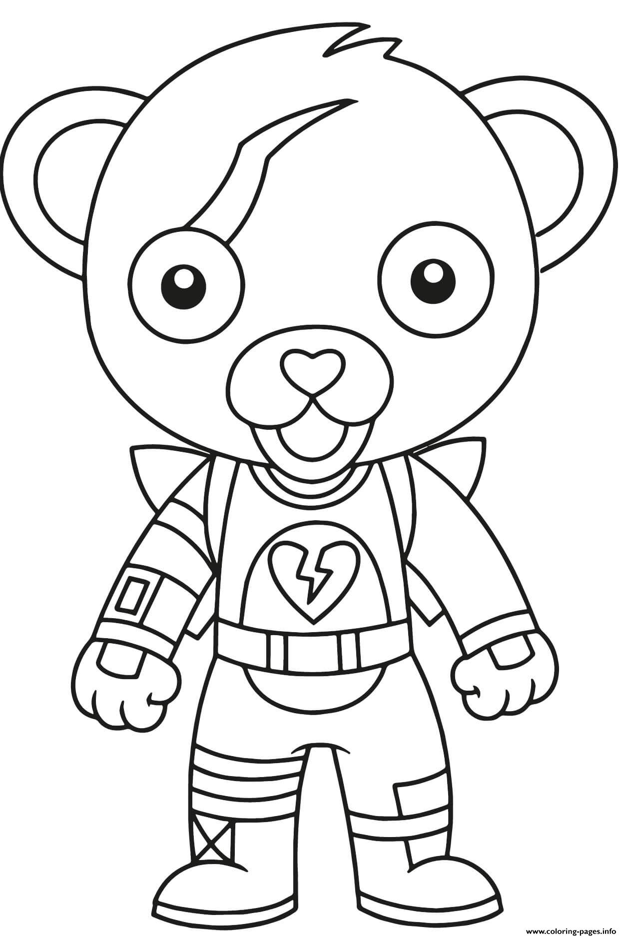 Cuddle Team Leader Coloring Page Printable