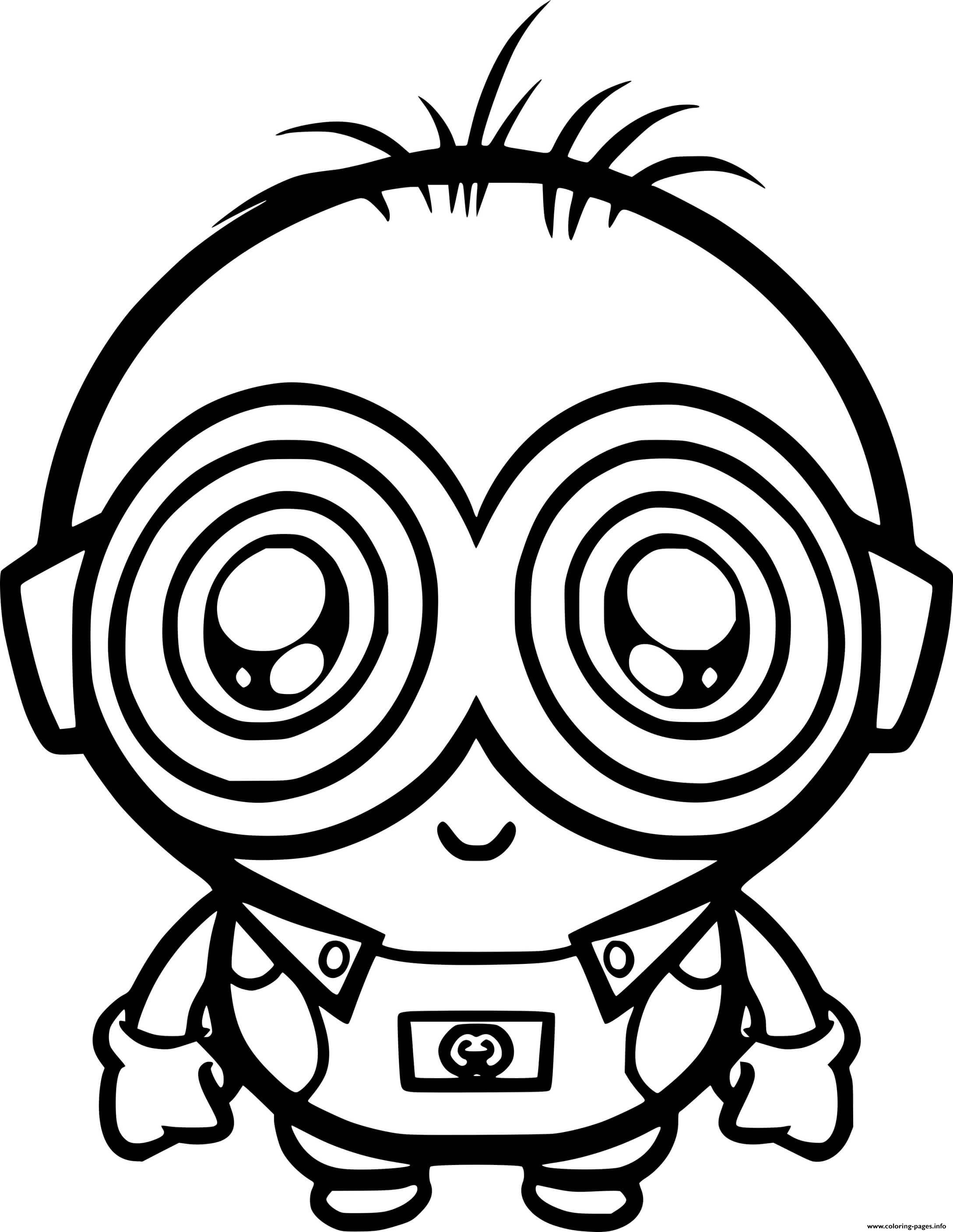 Baby Minion coloring