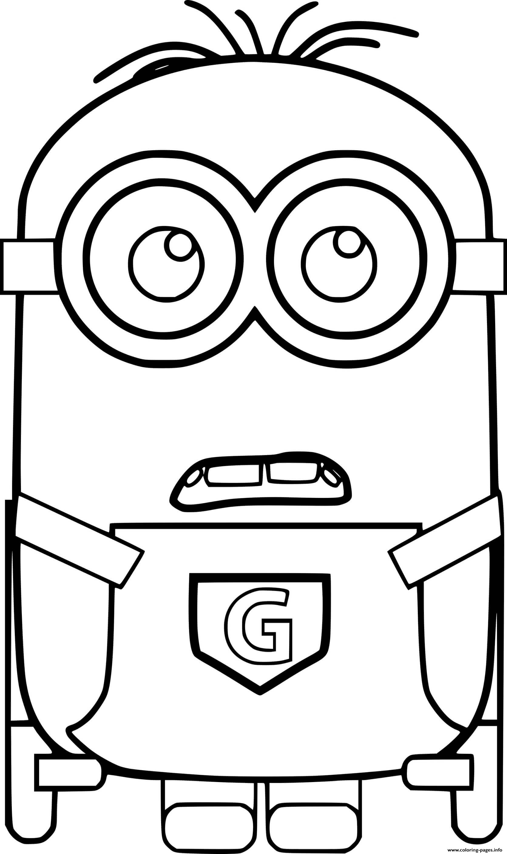 Minion With G coloring