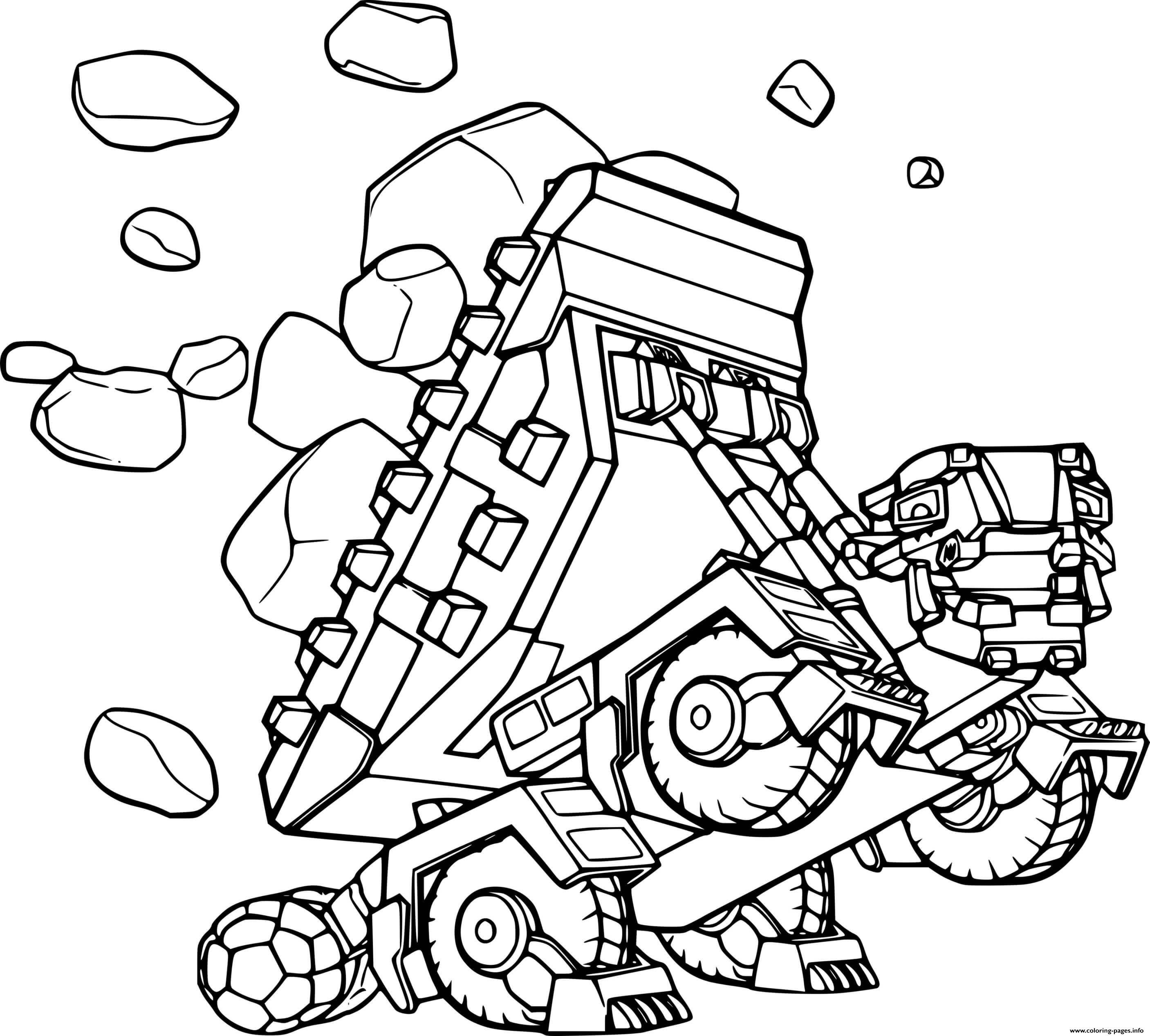 Ton Ton From Dinotrux coloring