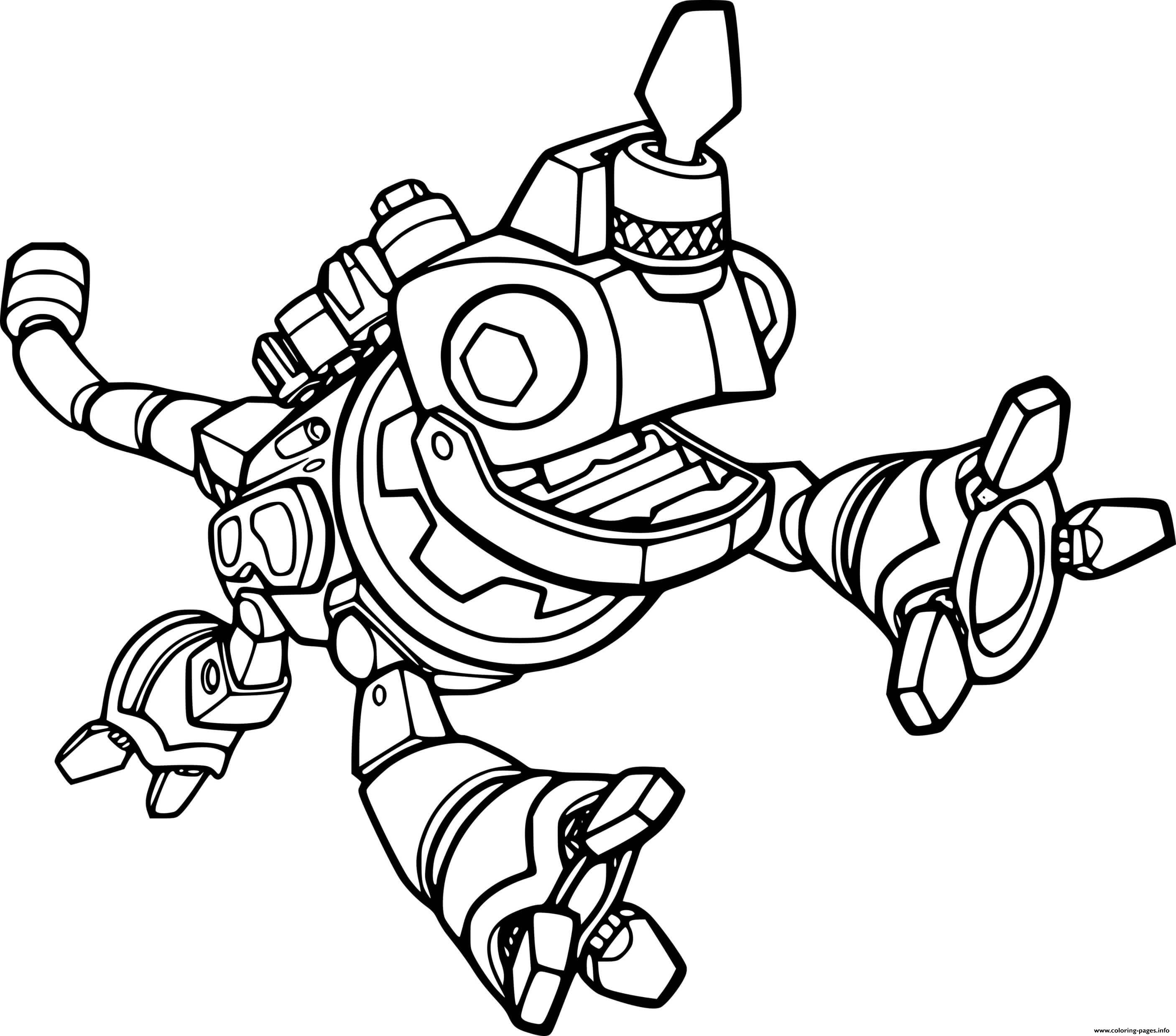 Revvit Reptool Dinotrux Coloring page Printable