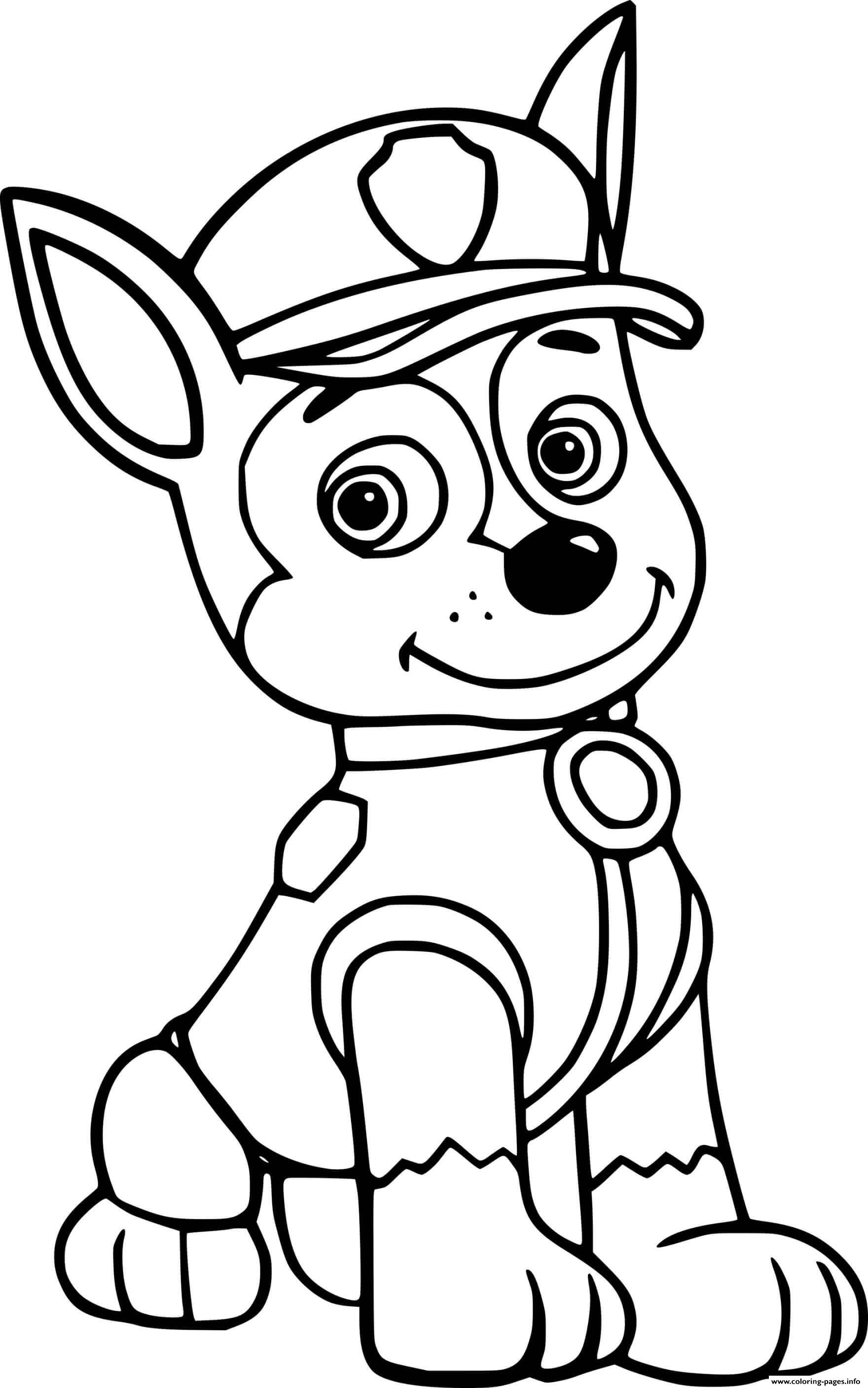 Easy Chase From Paw Patrol coloring