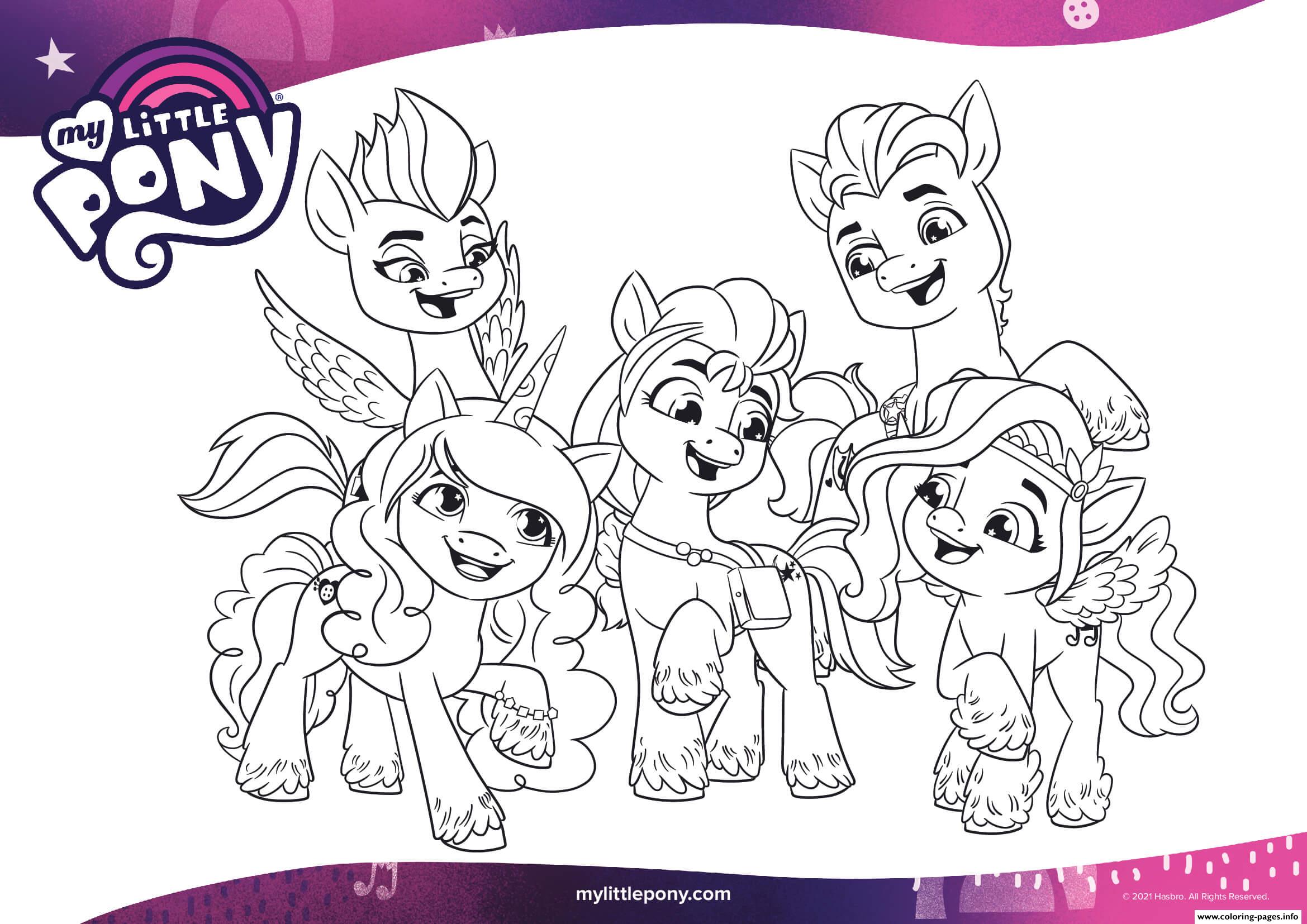 My Little Pony A New Generation Mlp 5 coloring