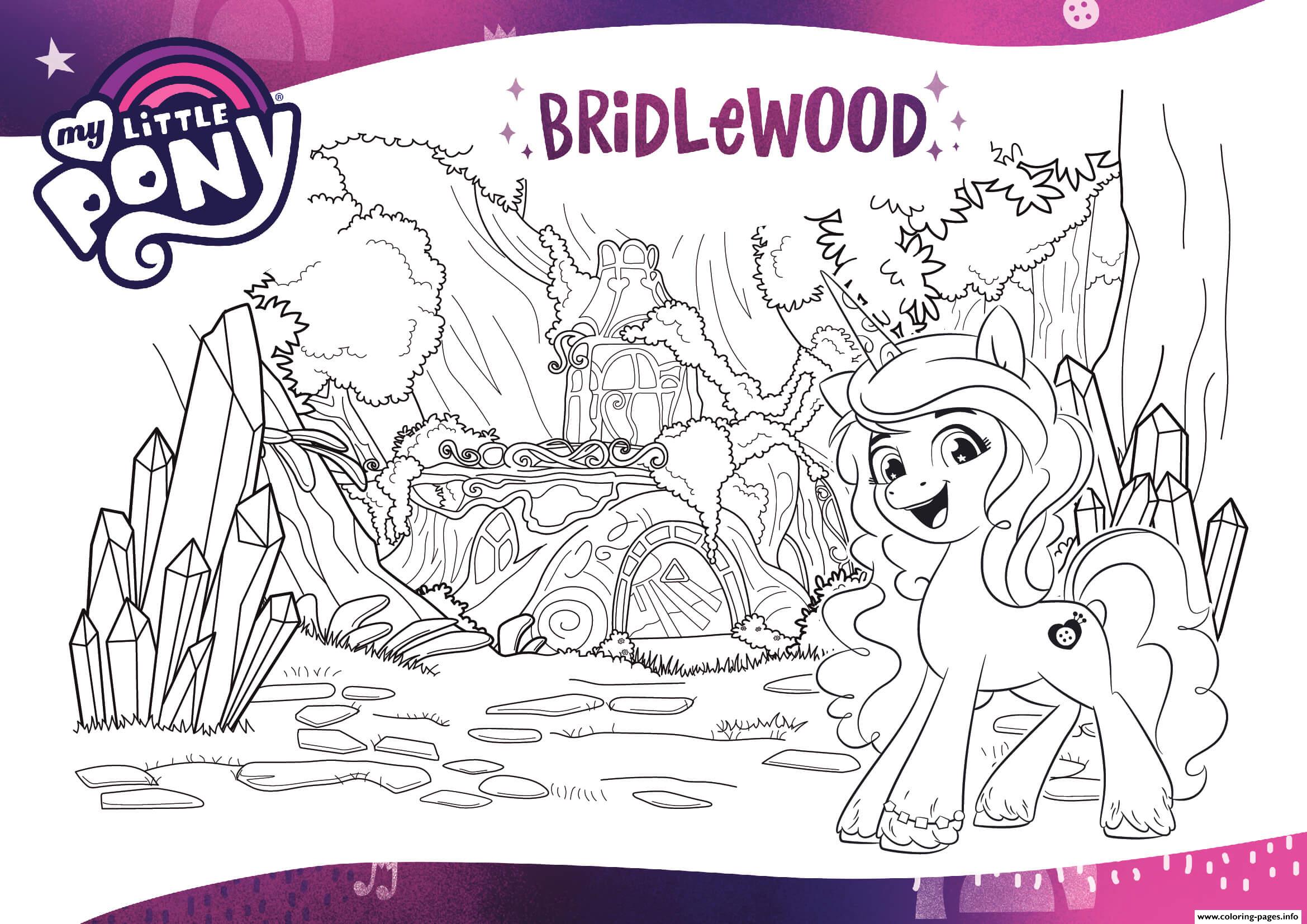 Birdlewood My Little Pony The Mane 5 New Generation Mlp 5 coloring