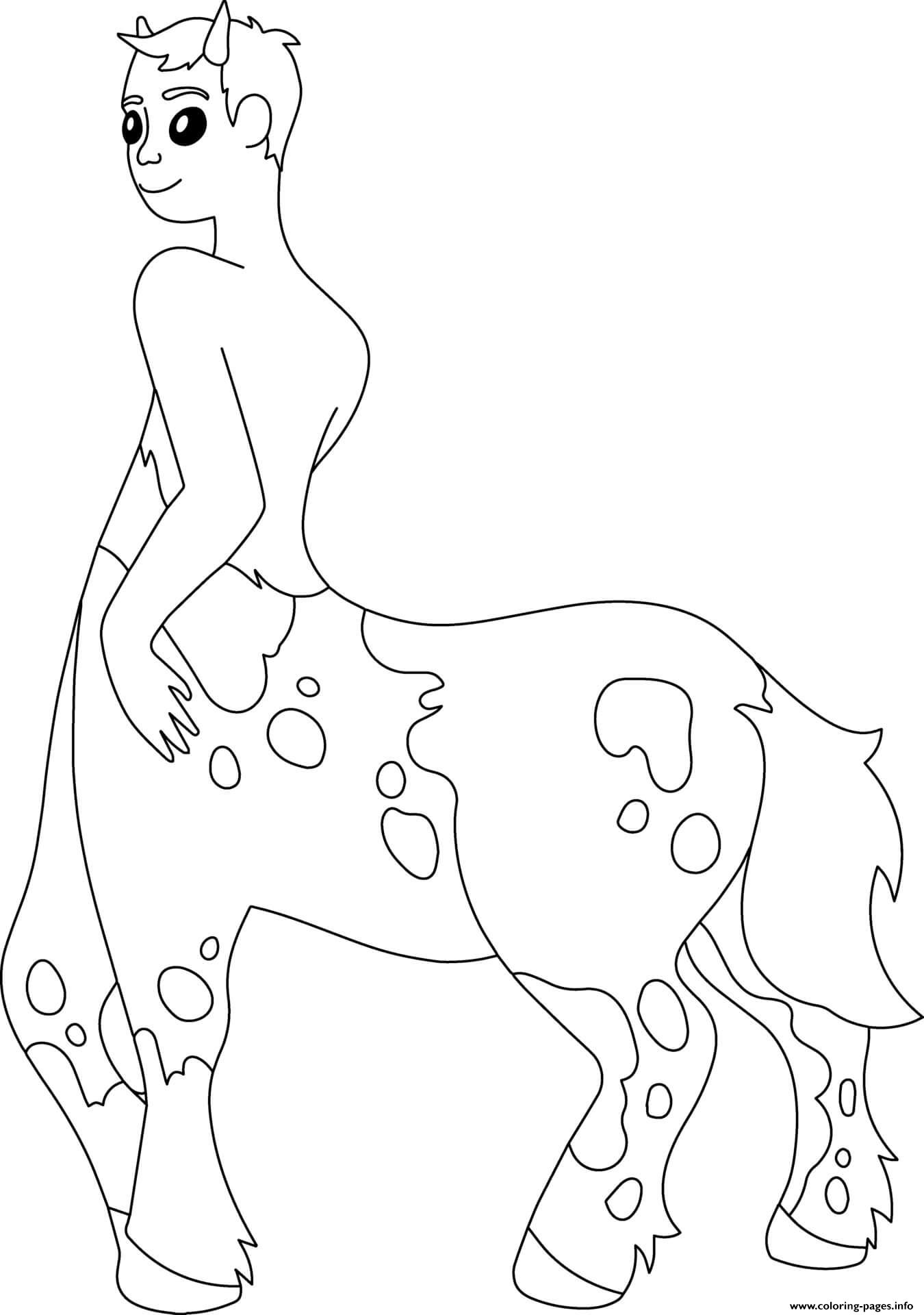 Centaur coloring