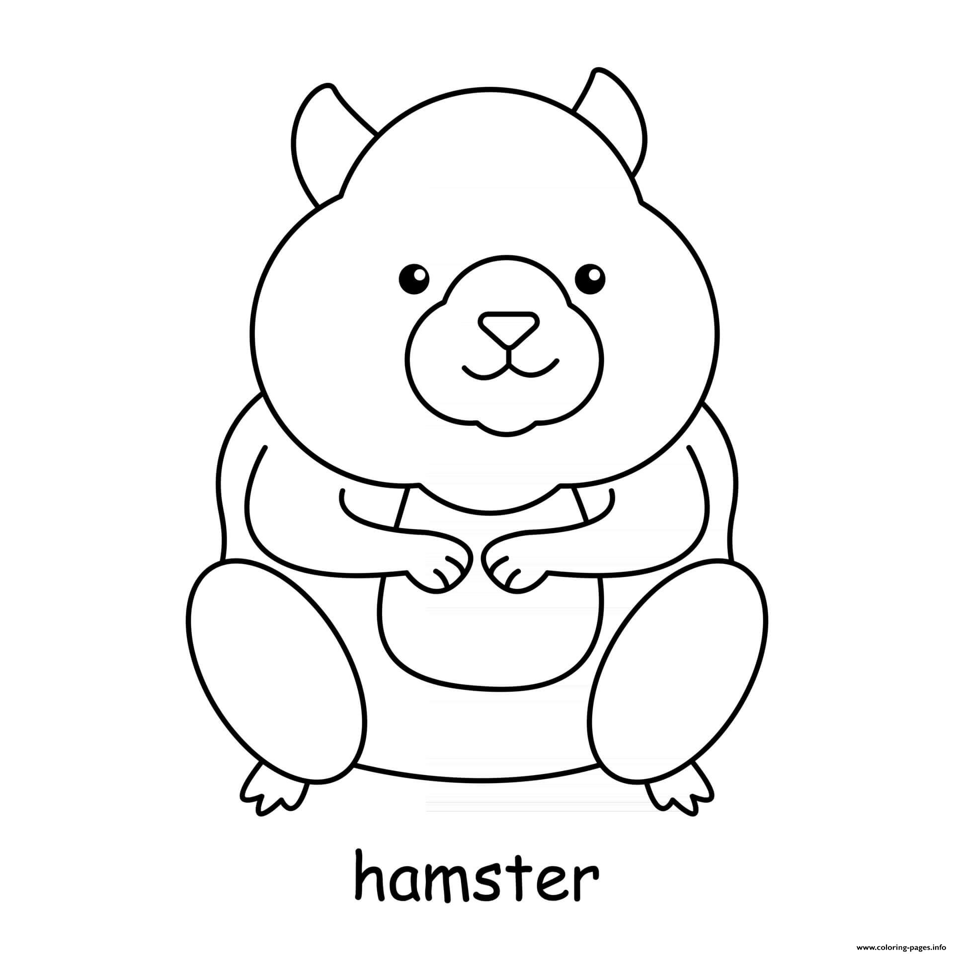 Hamster coloring