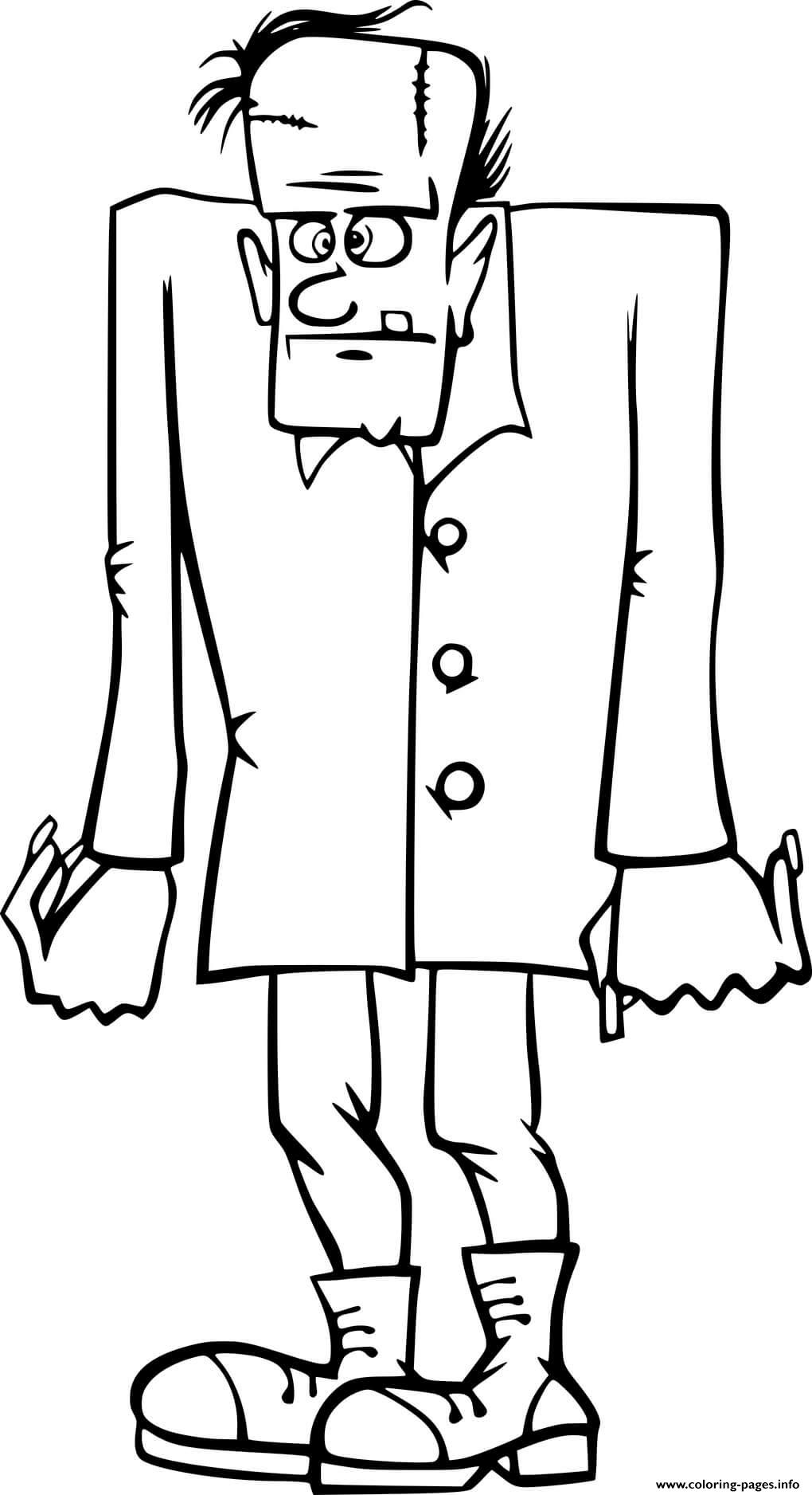 Frankenstein In Suits coloring