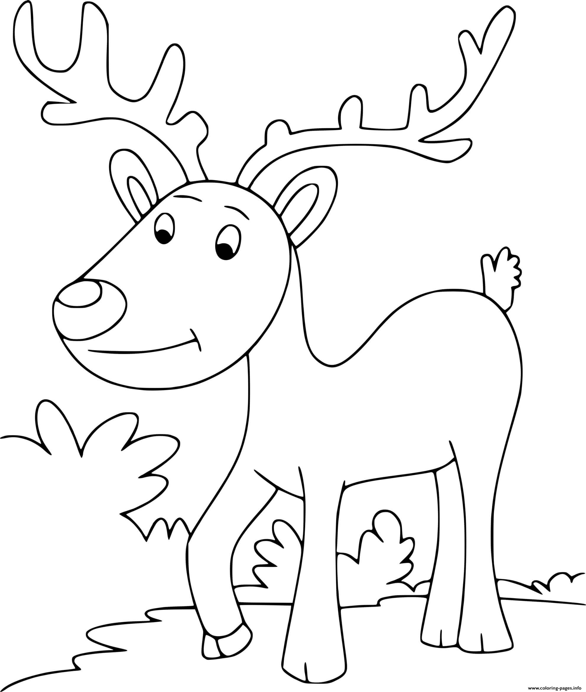 Simple Reindeer coloring
