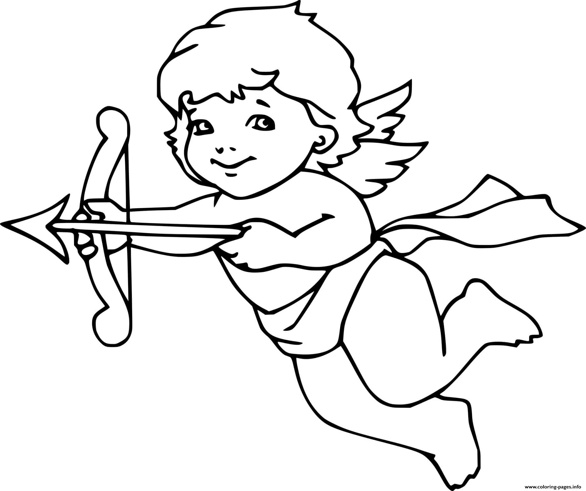 Cupid Makes Choice coloring