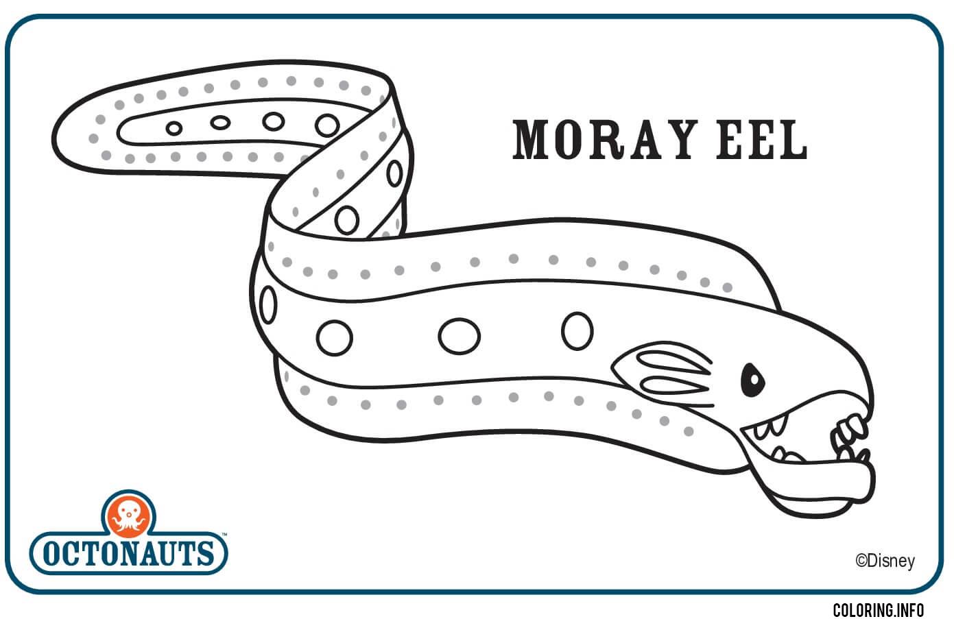 Moray Eel Octonaut Creature coloring