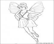 Printable barbie mariposa 06 coloring pages