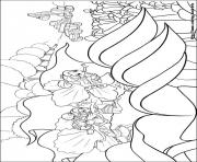 Printable barbie thumbelina 01 coloring pages