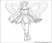 Printable barbie mariposa 10 coloring pages