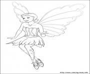 Printable barbie mariposa 12 coloring pages