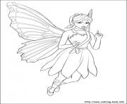 Printable barbie mariposa 09 coloring pages