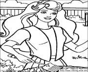 Printable barbie17 coloring pages