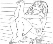 Printable barbie55 coloring pages