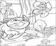 Printable barbie thumbelina 22 coloring pages