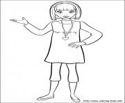 Printable barbie thumbelina 23 coloring pages