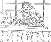 Printable barbie princess 07 coloring pages