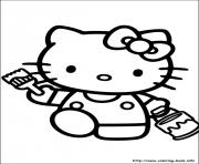 Printable hello kitty 34 coloring pages