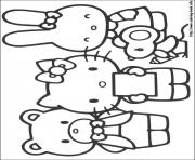 Printable hello kitty 04 coloring pages