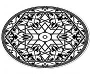 Printable adult pattern arabe coloring pages