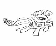 Printable my little pony rarity coloring pages