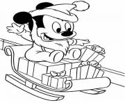 Printable little mickey disney  for kids christmas printablea3ae coloring pages