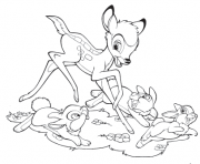 Printable bambi  disney82f2 coloring pages