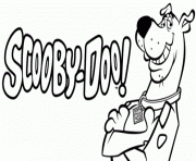 Printable the scooby dooo scooby doo  free for kids6db0 coloring pages