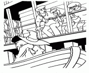Printable a zombie on a boat scooby doo af36 coloring pages
