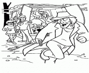 Printable mystery inc found the zombie scooby doo 3793 coloring pages