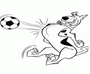 Printable scooby pounching a ball scooby doo e5cf coloring pages