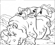 Printable scooby on a dinosaurs scooby doo 2650 coloring pages
