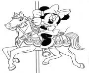 minnie on a horse disney coloring pages51ef