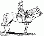 cowboy western horse s7f84